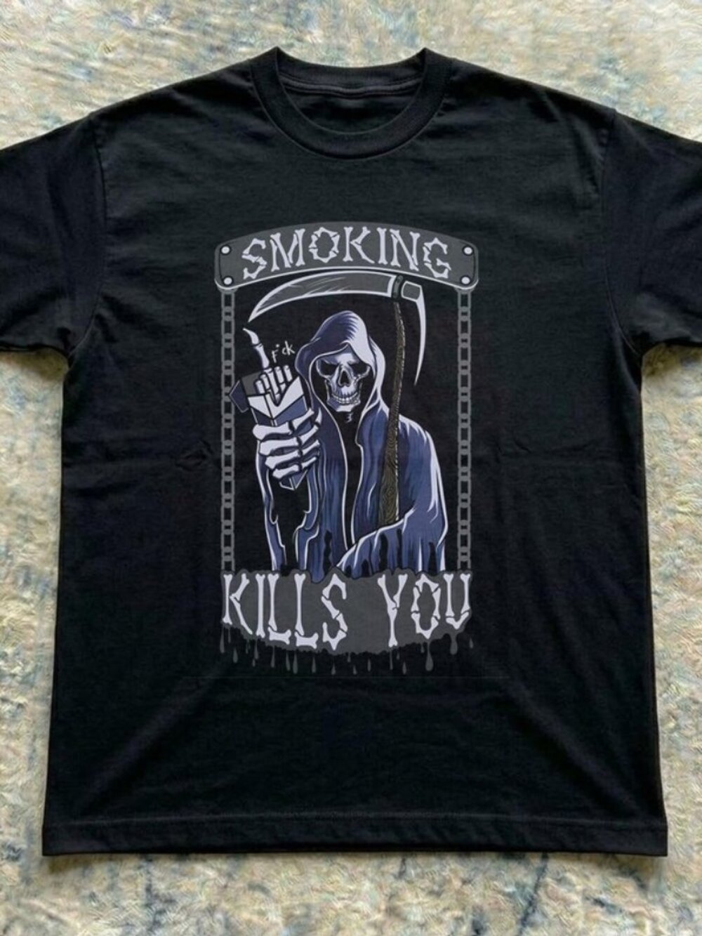 smoking kills T-shirt Unisex Cotton 90s 0s Graphic Tee